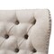 Baxton Studio Scarlett Beige Button-Tufting with Nailheads 2-Seater Loveseat 129-7081 - alternate 4